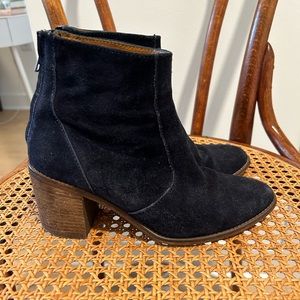 Madewell Suede Ankle Boots, W 5.5